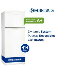 Heladera con freezer 414 lt. COLUMBIA