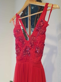 VESTIDO CANDE - MARSALA