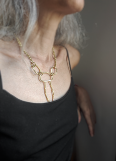 Collar gargantilla Tribu bronce ▽ Listo para entregar - tienda online