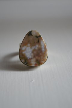 Imagen de Anillo Mineral Jasper Océano ▽ Listo para retirar