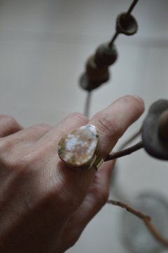 Anillo Mineral Jasper Océano ▽ Listo para retirar - tienda online