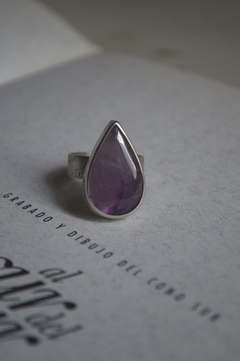 Anillo Mineral Amatista ▽ Listo para entregar - comprar online