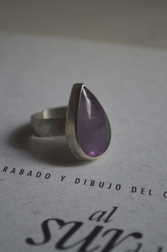 Anillo Mineral Amatista ▽ Listo para entregar - comprar online