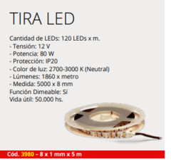 Tira Led - SKU. 3980