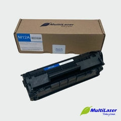 M12A cartucho de tóner remanufacturado compatible con HP 12A (Q2612A), negro, 2000 págs. 1 año de garantía.