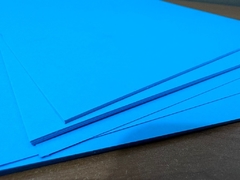 Cartulina / Opalina Azul Cielo Paquete con 25 Hojas Tamaño Carta