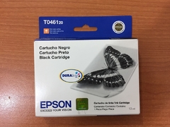 Cartucho de tinta original Epson T046120 Negro.