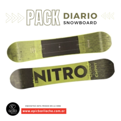 Pack Standard Semanal - Snowboard