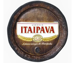 Tampa Barril De Parede Tam G Em Fibra - Cerveja Itaipava