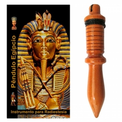 Pêndulo de madeira egípcio mestre 8cm