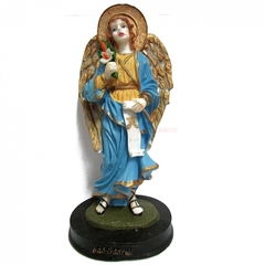 Estatua Anjo Sao Gabriel arcanjo em resina 20 cm