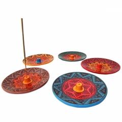 Incensário peruano em cerâmica 10 cm - cores sortidas - comprar online