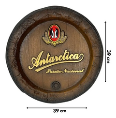 Tampa Barril De Parede Tam G Em Fibra - Cerveja Antarctica - comprar online