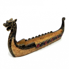 Incensario barco viking drakkars 25 cm