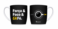CANECA PORCELANA URBAN 300ML - FOCO FORCA E CAFE - comprar online