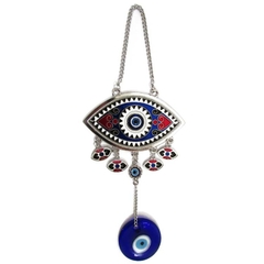 Mobile Mandala com Olho Grego (Azul) 23,5cm
