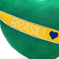 ALMOFADA SURPRESA CORAÇÃO BRASIL - comprar online
