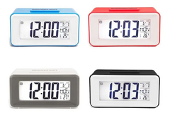 Relógio De Mesa Digital C/ Despertador Sensor Noturno Alarme - loja online