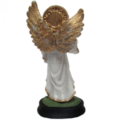 Estatua Sao Rafael Arcanjo em resina 15 cm na internet