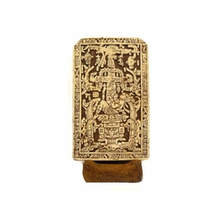 Placa maia retangular com suporte 14 cm - Destak Presentes & Encantos 