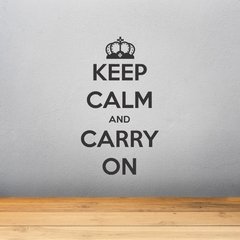 frase keep calm and carry on