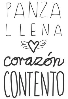 Panza llena corazón contento - comprar online