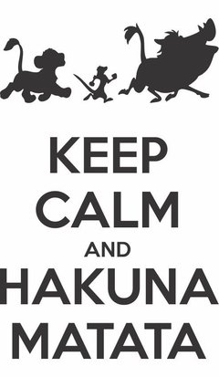 41 Keep calm hakuna en internet