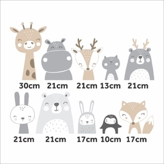 Animales nordicos pack grises - comprar online