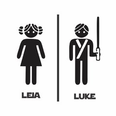 Princesa Leia y Luke - comprar online