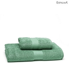 Juego de toalla y toallón Espalma Peinado Verde esmeralda