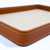 Bandeja em MDF Revestimento em PU e Linho Caramelo Mart 50cm - comprar online