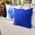 Almofada Tecido Suede Azul Royal 42 x 42 - Decorada Shop