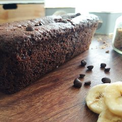 Budín de Banana y Chocolate