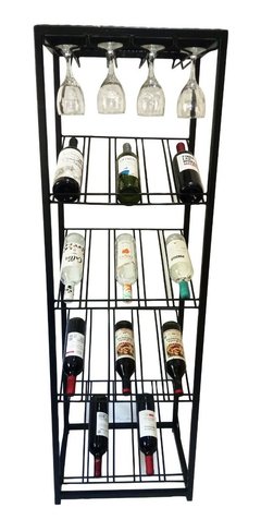 Bodega Vinoteca Cava Vino -20 Botellas- Mb Hierros - comprar online