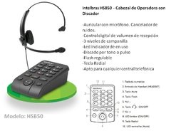 Cabezal De Operadora Intelbras Con Discador - Hsb50 en internet