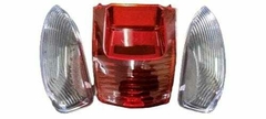 ACRILICO FAROL TRASERO GILERA SMASH ROJO/CRISTAL 3PZS