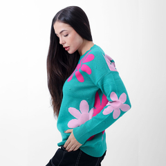 Sweater flores - Malena moda femenina