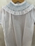 Blusa punto smock bordado celeste