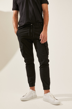 PANTALON PREMIUM CARGO NEGRO