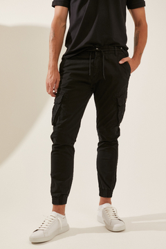 PANTALON PREMIUM CARGO NEGRO - comprar online