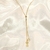 Colar Gravatinha com pingente de Menina e Coração cravejado em Zircônia Banhado em Ouro 18k - Viarth semijoias