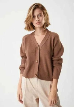 CARDIGAN BASIC RIBB DUCAN - comprar online