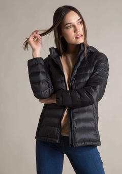 CAMPERA NYLON BLOOM BLACK en internet