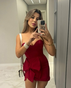 Vestido Natália Vermelho - comprar online