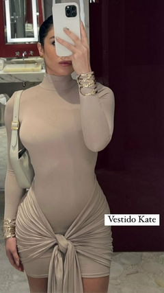 Vestido Kate Bege - Cand Store Ltda