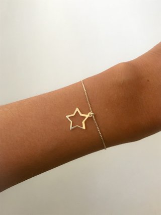 PULSEIRA ESTRELA DE PRATA