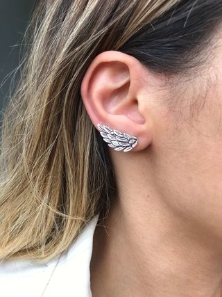 BRINCO EAR CUFF ASA DE PRATA 925