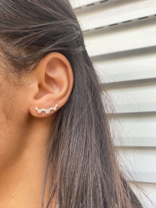 EAR CUFF CONSTELAÇÃO DE PRATA 925