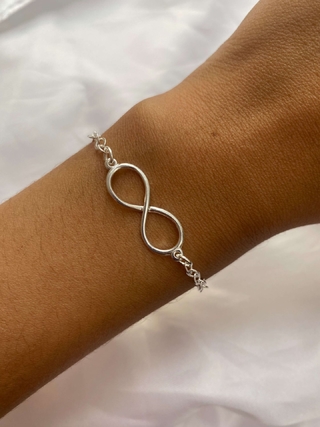 PULSEIRA INFINITO DE PRATA 925