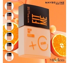 MAYBELLINE Base Fit Me Fresh Tint Con Vitamina C y FPS 50